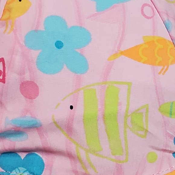 I Play Sun Protection Hat 9-18 Months Pink - Picture 4 of 7